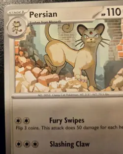 Persian 049/064 Common Scarlet & Violet: Shrouded Fable Pokemon TCG - Image 2