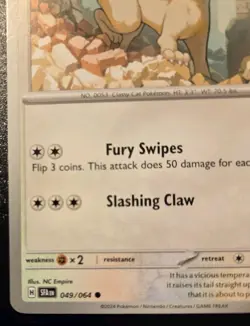 Persian 049/064 Common Scarlet & Violet: Shrouded Fable Pokemon TCG - Image 4