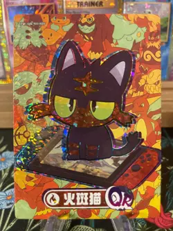 🔥 Litten PM-QR NO. 020 🔥 Non-TCG Pokemon Eif Origin 3.0 🔥 - Image 1