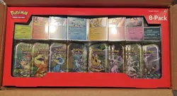 Pokemon TCG: Prismatic Evolutions Costco 8-Pack Mini Tins - New & Sealed - Image 1