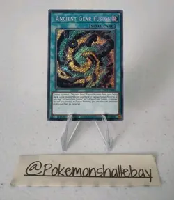 Ancient Gear Fusion LDS1-EN090 *NM* 1st Edition Secret Rare Yugioh Card - Image 1