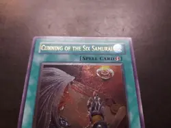 Yugioh - Cunning of the Six Samurai GLAS-EN061 Ultimate Rare 1st Edition - Image 4