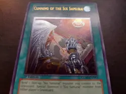 Yugioh - Cunning of the Six Samurai GLAS-EN061 Ultimate Rare 1st Edition - Image 5