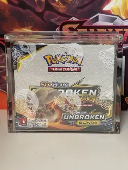 Factory Sealed Pokemon Sun & Moon Unbroken Bonds Booster Box W/ Ultra Pro Case - Image 1