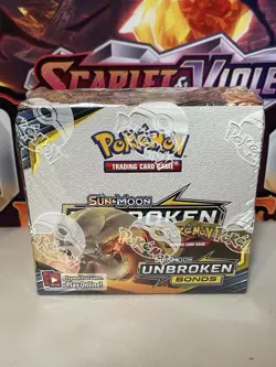 Factory Sealed Pokemon Sun & Moon Unbroken Bonds Booster Box W/ Ultra Pro Case - Image 3