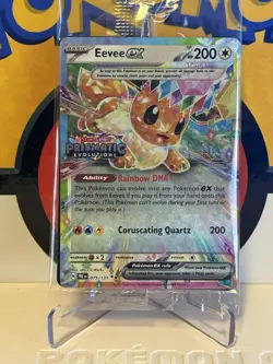 Eevee ex - 075/131 - Prismatic Evolutions - Stamped Promo Sealed - Pokemon TCG - Image 1