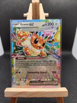 Pokemon TCG Eevee EX 075/131 Stamped Prismatic Evolutions Card - Image 1