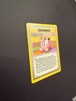 Pokemon TCG Trainer Card Clefairy Doll Base 70/102 Regular Near Mint! - Image 2