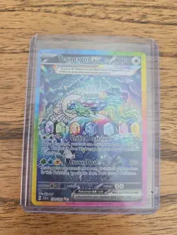 Terapagos EX Alternate Art Rare Pokemon Card TCG 170/142 - Stellar Crown - Image 1