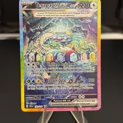 Terapagos EX Alternate Art Rare Pokemon Card TCG 170/142 - Stellar Crown - Image 1