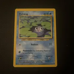 Poliwag 62/75 | Neo Discovery | Non Holo Pokemon Card NM - Image 1