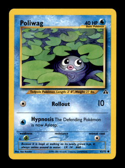 Poliwag 62/75 - Neo Discovery - Pokemon Trading Card Game - Image 1
