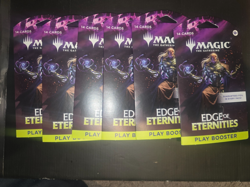 magic the gathering edge of eternities booster packs lot of 6 - Image 1