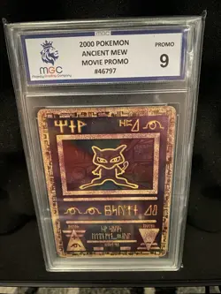 MGC 9 Ancient Mew Pokemon Movie 2000 Vintage Promo Card Graded - Image 1