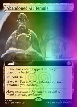 MTG Abandoned Air Temple (386/447) Avatar The Last Airbender LP FOIL - Image 1