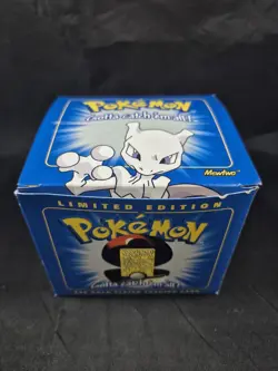 1999 Pokemon Burger King Promo - 23k Gold Card - Mewtwo (Blue Box) - Image 1