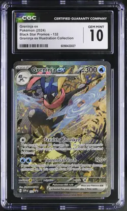 Greninja EX 132 Illustration Collection Pokemon CGC 10 Gem Mint *027 - Image 1