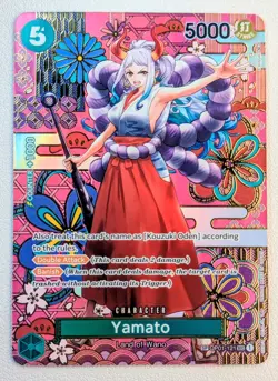 Yamato OP01-121 SP Secret One Piece Card Game Awakening of the New Era Near Mint - Image 1
