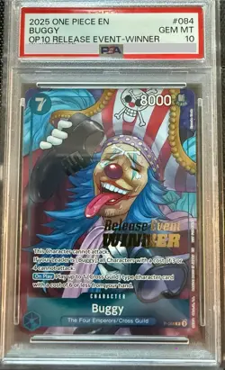 Buggy (OP10 Release Event Winner) P-084 One Piece Promotion Cards Foil - Image 1