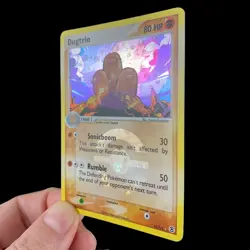 Dugtrio 22/112 EX FireRed LeafGreen RARE REVERSE HOLO Pokemon Card 2004 LP-NM - Image 5