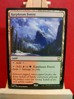 Karplusan Forest - Modern Horizons 3 Commander - NM - Rare - MTG - Image 1