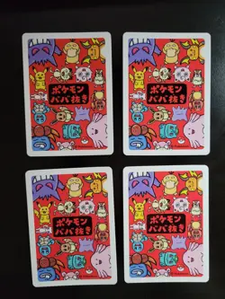 Pokemon Old Maid Babanuki Japanese Card Lot Of 4 Pikachu Raichu Meowth Psyduck - Image 2