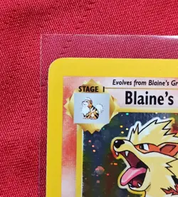 Blaine’s Arcanine Holo 1/132 - Gym Challenge | Vintage Pokemon WOTC - Image 3