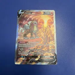 Entei V Crown Zenith Galarian Gallery Holo Ultra Rare Pokemon TCG GG36/GG70 - Image 1