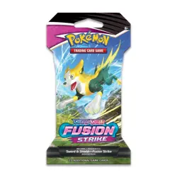 POKEMON TCG SWORD & SHIELD FUSION STRIKE SLEEVED BOOSTER PACK X4 PACKS *SEALED* 820650809170 - Image 3