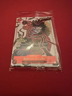 One Piece Card Game 3rd Anniversary Foil Stamped Winner Pack Sealed OP-13 - Image 1