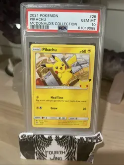 PSA GEM MINT 10 2021 POKEMON MCDONALD'S COLLECTION 25 PIKACHU - Image 1