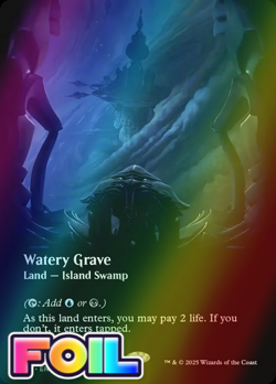 x1 Watery Grave FOIL EOE Edge of Eternities MTG 286 M/NM 1x - Image 1