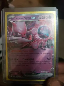 Team Rocket's Mewtwo ex 81/182 - Pokemon TCG Destined Rivals: Holo Ultra Rare NM - Image 1