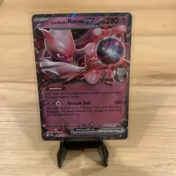 Team Rocket's Mewtwo ex 81/182 - Pokemon TCG Destined Rivals: Holo Ultra Rare NM - Image 1