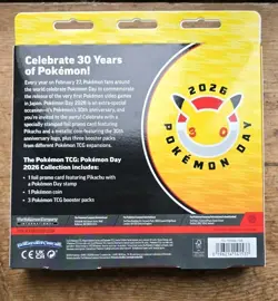 POKEMON DAY 2026 COLLECTION - 30TH ANNIVERSARY - BRAND NEW & SEALED - ENGLISH - Image 3