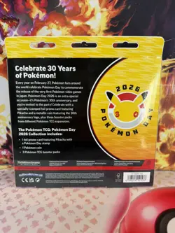 POKEMON DAY 2026 COLLECTION - 30TH ANNIVERSARY - BRAND NEW & SEALED - ENGLISH - Image 2