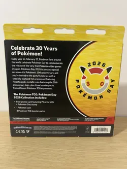 POKEMON DAY 2026 COLLECTION - 30TH ANNIVERSARY - BRAND NEW & SEALED - ENGLISH - Image 2