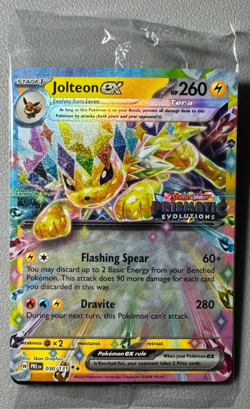 Pokemon Prismatic Evolutions Jolteon ex 030/131 Surprise Box Stamped Sealed QTY - Image 1