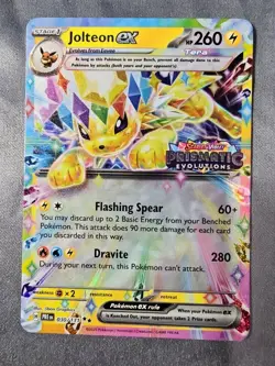 Pokemon Prismatic Evolutions Jolteon ex 030/131 Surprise Box Stamped Sealed QTY - Image 1