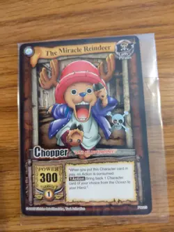 Bandai One Piece Card Game CCG 05 Silver Promo Chopper The Miracle Reindeer - Image 1