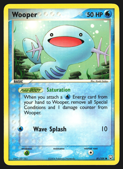 Wooper 81/109 EX Team Rocket Returns Pokemon Card NM - Image 1