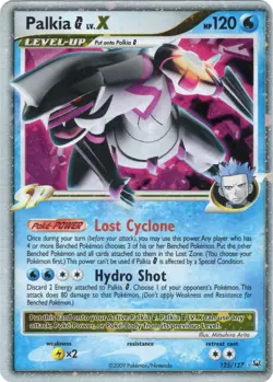 Pokemon Palkia G LV.X 2009 Platinum 125/127 Ultra Rare Holo TCG Card - Image 1