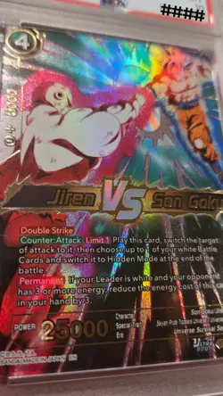 Dragon Ball Super Trading Card Game Jiren vs Son Goku Bt28-147 PSA 10 GEM MINT - Image 4