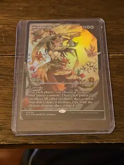 Winnowing MTG Lorwyn Eclipsed #M 0382 Mythic Rare Foil Showcase Borderless - Image 3