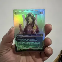 MTG - Aerith Gainsborough - FOIL Borderless - Final Fantasy - FIN 0374 - Image 1