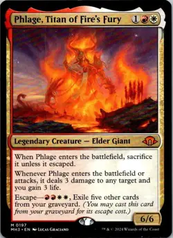 Phlage, Titan of Fire's Fury Modern Horizons 3 Regular - Image 1