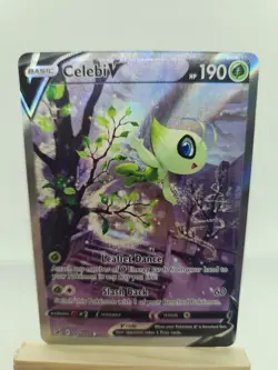 Pokemon Celebi V 245/264 Ultra Rare Full Art Holo Fusion Strike TCG Card - Image 1
