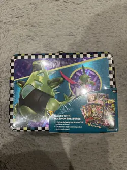POKEMON TCG SCARLET & VIOLET COLLECTOR CHEST LUNCH BOX TIN 2024 *FACTORY SEALED* - Image 1