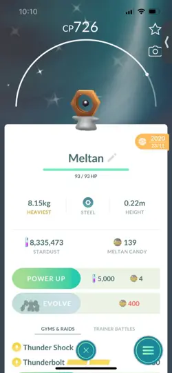 Pokemon Go Shiny Meltan - Image 1
