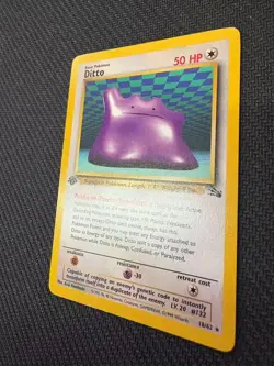 Pokemon TCG - Ditto 18/62 1st Edition Non Holo Rare Fossil 1999 MINT - Image 2
